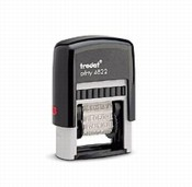 Trodat 4822 Phrase Stamp with 12 messages in one self-inking stamp.
