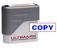 Ultimark Pre-inked<br>Message Stamp<br>COPY
