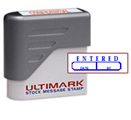 Ultimark Pre-inked<br>Message Stamp<br>ENTERED