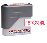 Ultimark Pre-inked<br>Message Stamp<br>FIRST CLASS MAIL