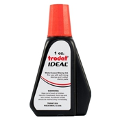 Trodat-IDEAL Stamp Ink 1 ounce Red Ink