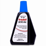Trodat-IDEAL Stamp Ink 2 ounce BLUE INK
