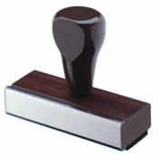 Traditional Wood Rubber Stamp
1-Line of stamp text OR
up to 1/4" high by 2" wide logo or artwork