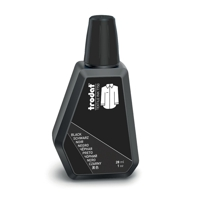 Trodat Textile Fabric Stamp Ink 2 ounce Black Ink