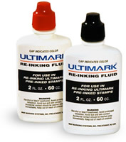 Ultimark Pre-inked<br>Refill Ink<br>2 ounce Bottle