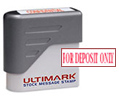 Ultimark+Pre-inked%3cbr%3eMessage+Stamp%3cbr%3eFOR+DEPOSIT+ONLY